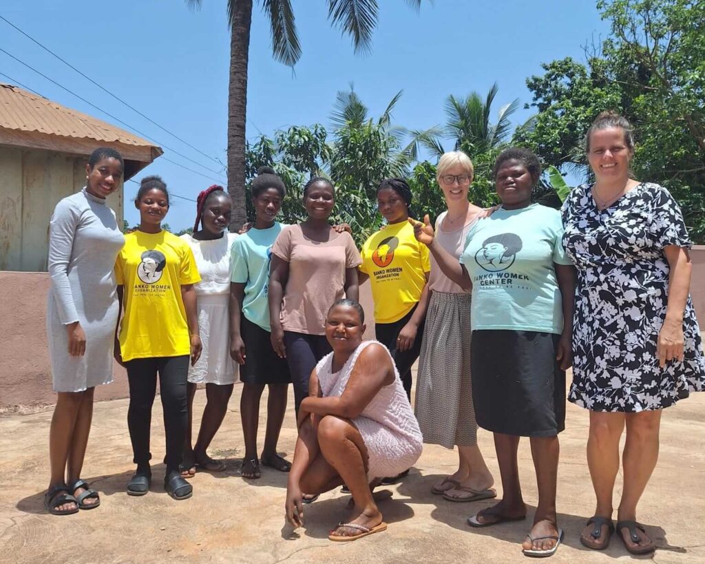 een aantal leden van onze BWO gemeenschap in Banko Ghana